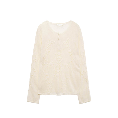 【现货】ECRIVAIN 26SS 亨利领长袖针织衫 DOUBLEBOO