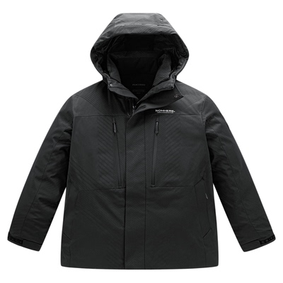 【商场同款】太平鸟男装秋冬保暖连帽羽绒服B2ACE4614