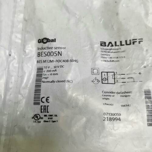 【询价】巴鲁夫接近开关，BES005N  BES M12MI适用