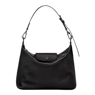 欧洲直邮LONGCHAMP/珑骧Xtra32皮革hobo流浪月牙腋下手提单肩包