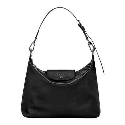 欧洲直邮LONGCHAMP/珑骧Xtra32皮革hobo流浪月牙腋下手提单肩包