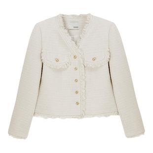 2025年秋季新款名媛法式高级感皮衣原宿风短款小香风外套女