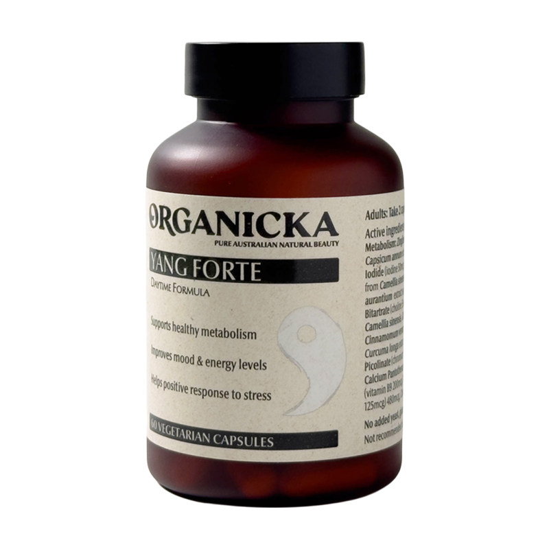 澳洲Organicka Australia阳能量运动力健身补剂胶囊Slimtum阴阳瓶