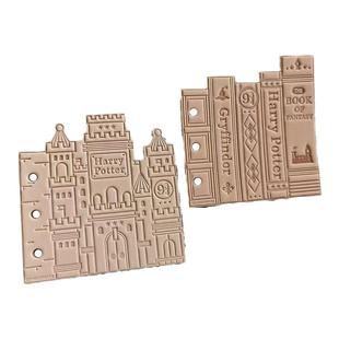 QY真皮哈利波特系列A5A6A7奇葩M5方方子A5slim手工分隔页索引