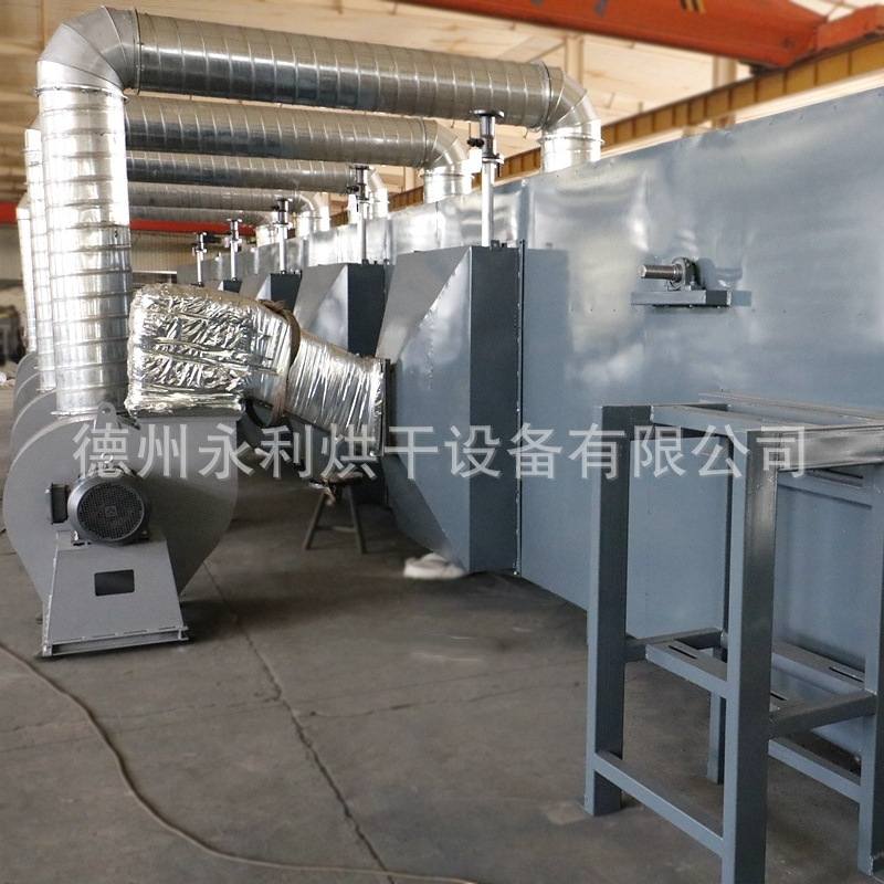 蒸汽纤维素干燥设备化纤产品聚酯纤维隧道烘干机抗结剂烘干线定制