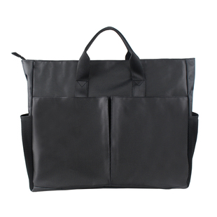 大容量A3资料收纳袋公文包手提包美术袋工程图纸袋黑色文件作品袋