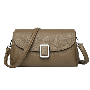 袋鼠真皮女包斜挎包女款包包2025新款手提单肩包时尚小包软皮百搭