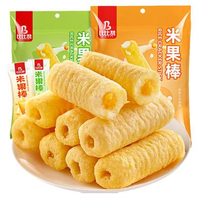 比比赞米果棒饼干320根膨化食品