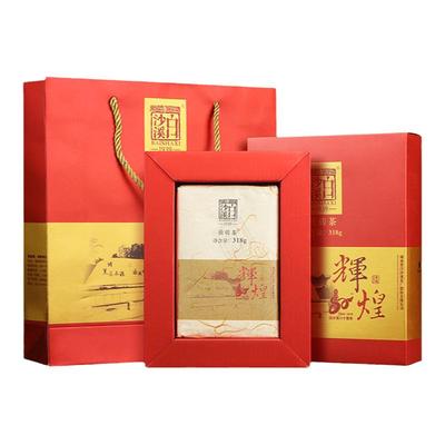 白沙溪辉煌80周年茯砖茶318g