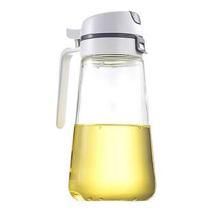 太力玻璃油壶厨房家用不挂油自动开合大容量食品级防漏油瓶调料瓶