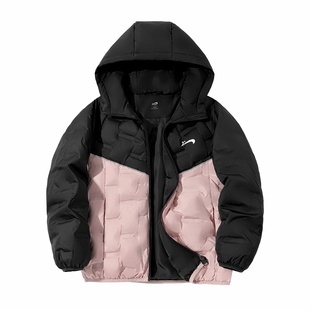 贵人鸟童装羽绒服冬女童2026新款儿童冬季撞色外套女孩保暖防寒服
