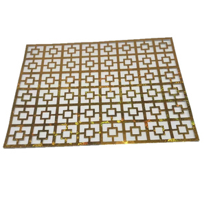 手工纸扎用窗户加厚镭射白卡金银财库折纸别墅房子窗户配件材料