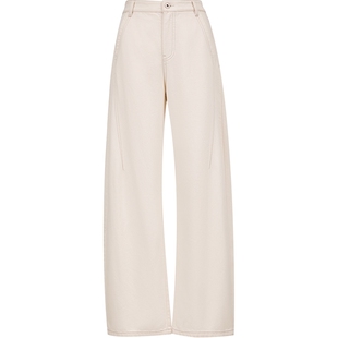 ONLY2025冬季新款通勤休闲修饰腿型宽松香蕉裤长裤阔腿裤牛仔裤女