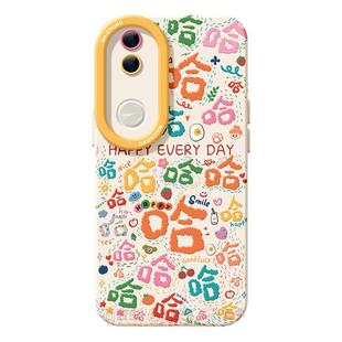 适用vivos20手机壳女款s19pro保护套vivo s16e全包18防摔s15/s12磨砂s10硅胶软s17外壳哈哈s9趣味文字新款s20