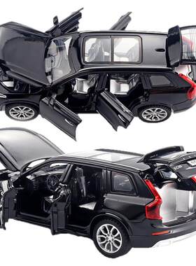 沃尔沃xc90尊界S800仿真合金玩具汽车模型收藏摆件XC40男孩玩具车