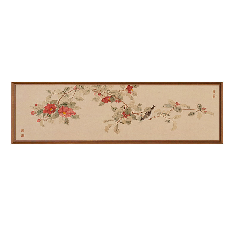 【新中式风】花开富贵客厅装饰画