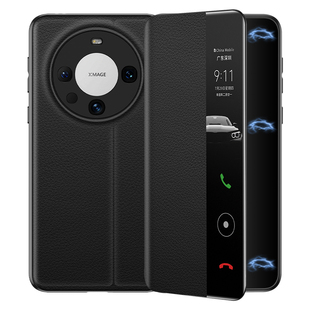 华为mate60pro手机壳真皮磁吸mate60非凡大师RS系列新款翻盖保护套pro+全包防摔男p款高档mt60智能外壳适用于
