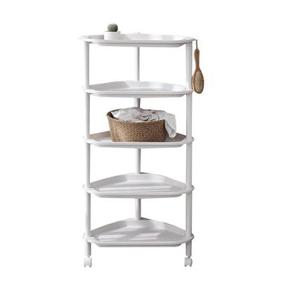 轻奢风塑料多层加厚落地脸盆架