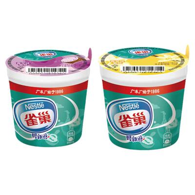 雀巢粤新意杯装香草香芋味冰淇淋