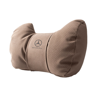 奔驰头枕护颈枕E级E300L/GLC座椅腰靠枕头翻毛S级C260L汽车内用品