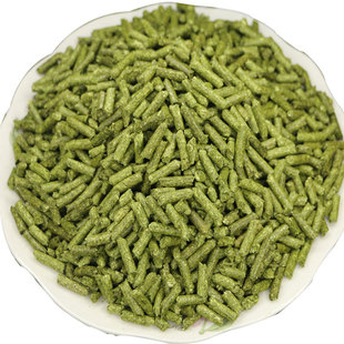 纯提摩西草颗粒兔粮干草成幼兔饲料宠物荷兰猪龙猫兔子北提500g