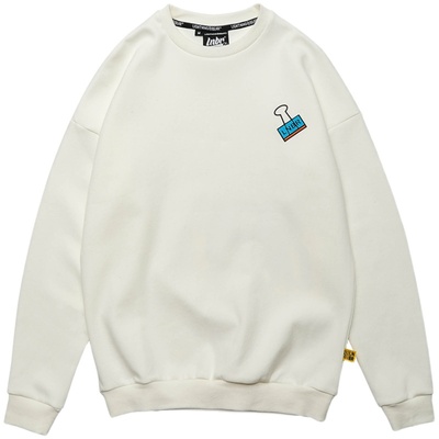 lnbr原创漫画秋冬白色套头卫衣