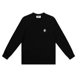 PROCITY基础长袖T恤男女同款曹芳纯棉简约百搭通勤情侣休闲上衣潮