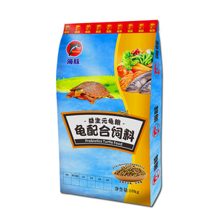 海豚龟粮乌龟饲料草龟鳄龟巴西龟粮大小颗粒通用高蛋白养殖装龟食