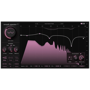 Smooth Operator Pro 动态共振消除浑浊音频清晰均衡谐波混音插件