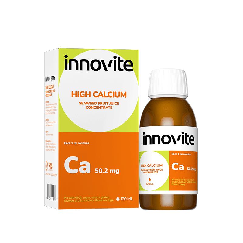 innovite英珞维儿童液体钙海藻钙补钙进口钙植物钙滴剂60ml