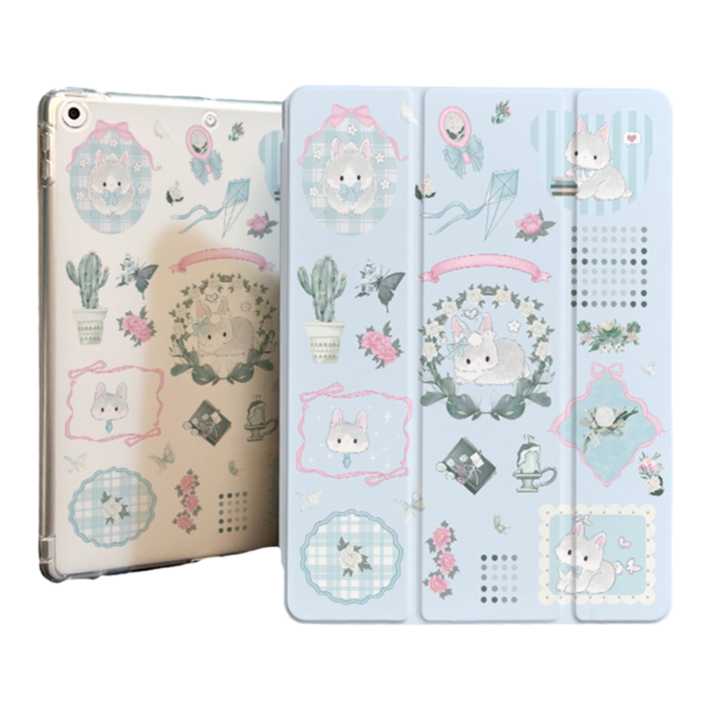 适用于ipad三折硅胶保护壳防摔