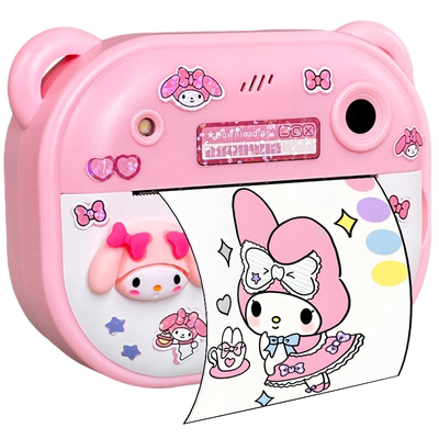 美乐蒂儿童拍立得相机可打印照片