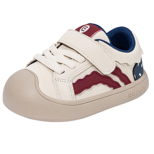 英贝米尼宝宝春季鞋子软底婴儿鞋子女童休闲板鞋男童小白鞋学步鞋