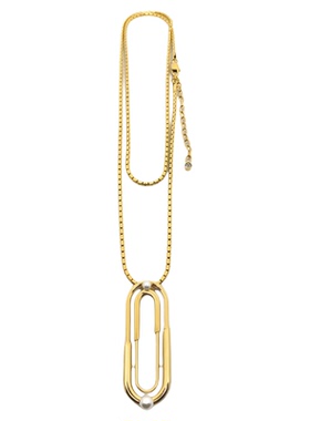 官方ALP JEWELRY霓虹上海系列施华洛水晶珍珠项链两用叠戴毛衣链