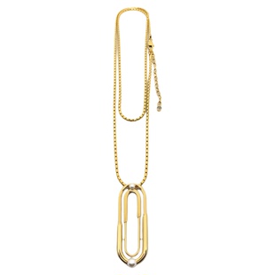 官方ALP JEWELRY霓虹上海系列施华洛水晶珍珠项链两用叠戴毛衣链