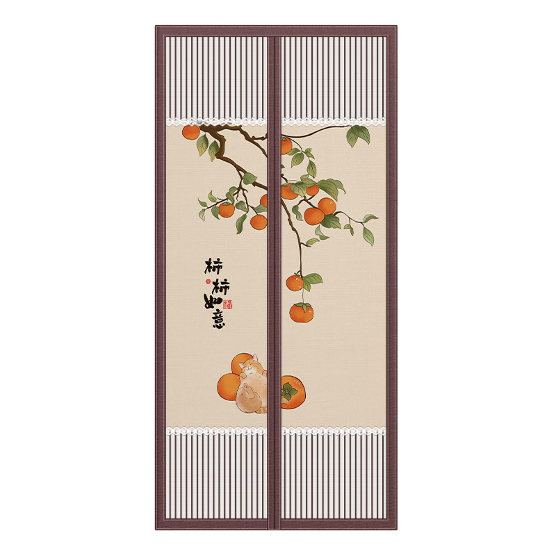 2026新款门帘防蚊隐私通风卧室防窥沙门家用隔断帘磁性自吸全磁条