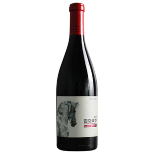 【浓缩的不得了】宁夏迦南美地酒庄黑骏马干红葡萄酒750ml 2018年