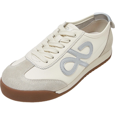 康莉复古运动休闲鞋女26春季新款薄底软底阿甘德训鞋商场款61252B