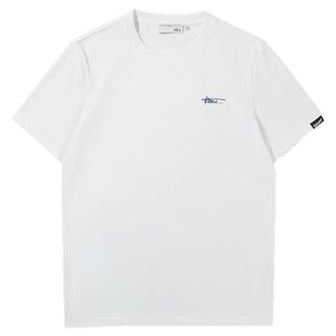 【凉感吸湿】HLA海澜之家轻商务航天26春夏新款圆领时尚短袖T恤男