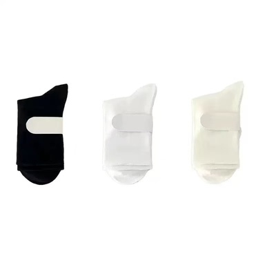 纯色袜夏秋款无骨月子袜5双