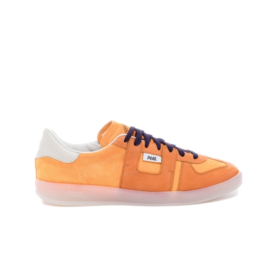 【明星同款】P448 MONZA 男女同款橙色运动休闲鞋德训鞋