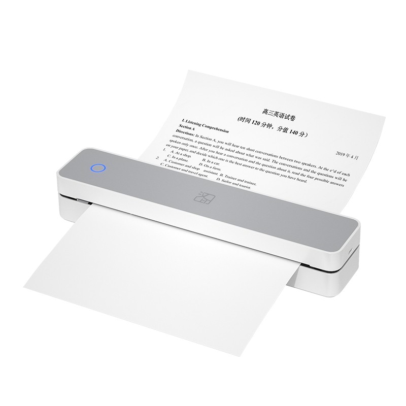 汉印MT610终身会员版 家便携式用作业打印机小型迷你a4热敏打印机学生用黑白连手机蓝牙错题可拍照试卷