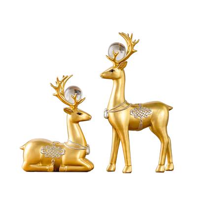 欧式风麋鹿摆件乔迁房间结婚礼物
