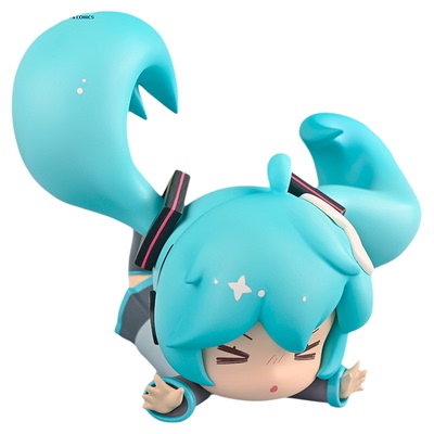 摔倒的初音未来摆件手办盲盒