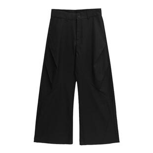 ZINGUP美式垂感直筒宽松西装休闲裤潮流百搭阔腿裤子男款秋冬长裤