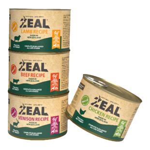 zeal狗主食罐新西兰进口成犬幼犬狗粮湿粮狗罐头170g/390g*1罐