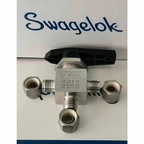 议价Swagelok 世伟洛克 SS-43GXS4 三通球阀 全新现货
