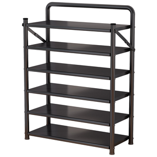 碳钢折叠鞋架免安装展开即用不占空间多层家用门口爆款简易置物架