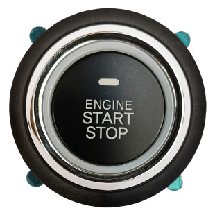 通用型升级款汽车一键启动改装暗锁开关防盗遥控启动器预热开空调