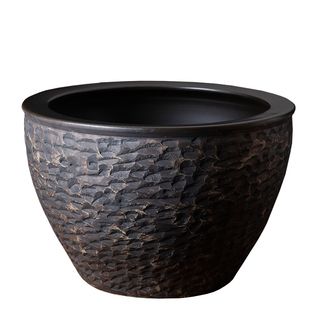 景德镇手工陶瓷庭院鱼缸大缸水缸荷花缸睡莲缸种树盆仿石缸金鱼缸